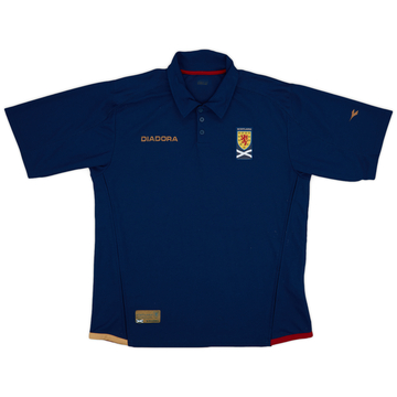 2007-08 Scotland Diadora Polo - 8/10 - (L)