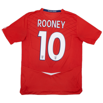 2008-10 England Maillot extérieur Rooney #10 - 6/10 - (L)