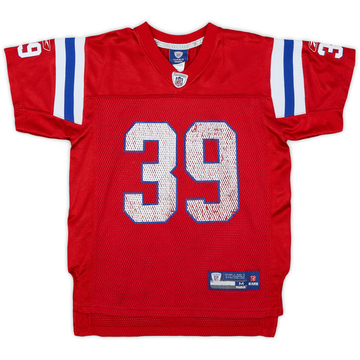 2010-11 New England Patriots Woodhead #39 Reebok Maillot alternatif On Field - 5/10 - (M.Boys)