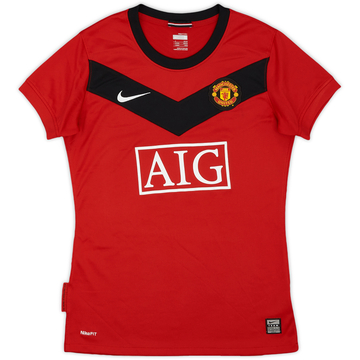 Maillot domicile Manchester United 2009-10 - 8/10 - (Taille S Femme)