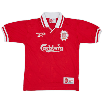 1996-98 Liverpool Maillot Domicile - 9/10 - (Garçons M)