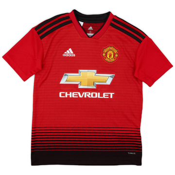 2018-19 Manchester United Maillot domicile - 9/10 - (S.Boys)