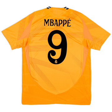 2024-25 Real Madrid Maillot Extérieur Authentique Mbappe #9