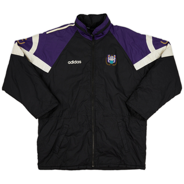 1997-98 Anderlecht adidas Veste de banc rembourrée - 8/10 - (L)