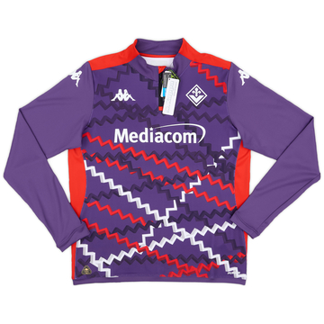 2024-25 Fiorentina Kappa 1/4 Zip Haut d'avant-match