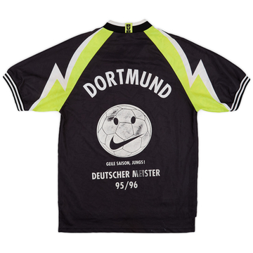 1995-96 Borussia Dortmund 'Deutscher Meister' Maillot extérieur - 6/10 - (S)