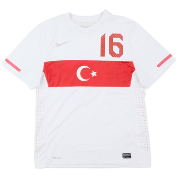 2010-11 Turkey Maillot extérieur #16 - 5/10 - (S)