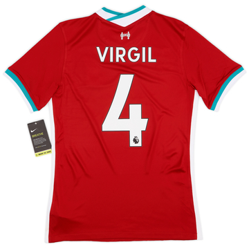 2020-21 Liverpool Maillot Domicile Virgil #4 (S)