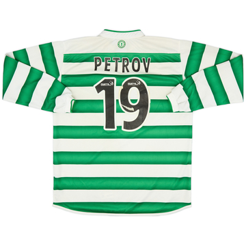 Maillot domicile ML Celtic 2003-04 Petrov #19 - 5/10 - (L)