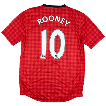 2012-13 Manchester United Maillot Domicile Rooney #10 - 5/10 - (M)