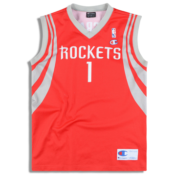 2004-10 Houston Rockets McGrady #1 Champion Maillot Extérieur XL