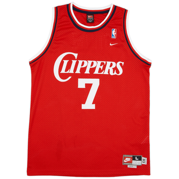 1983-84 San Diego Clippers Odom #7 Nike Maillot Rewind Swingman - 8/10 - (L)