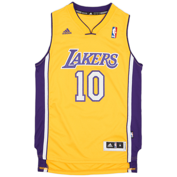 Maillot domicile adidas Swingman LA Lakers Nash #10 2012-14 - 7/10 - (M.Boys)