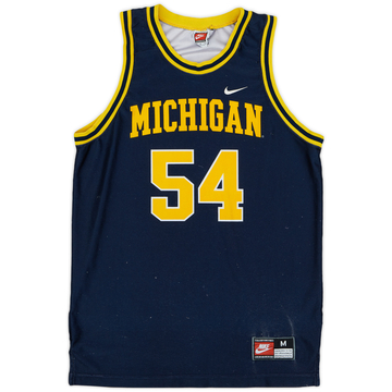 1996-98 Michigan Wolverines Traylor #54 Nike Maillot extérieur - 5/10 - (M)
