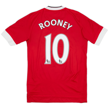 2015-16 Manchester United Maillot domicile Rooney #10 - 6/10 - (XS)