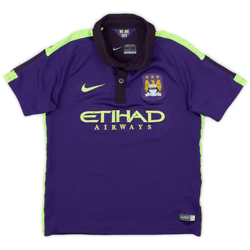 Maillot third Manchester City 2014-15 - 9/10 - (6-7 ans)