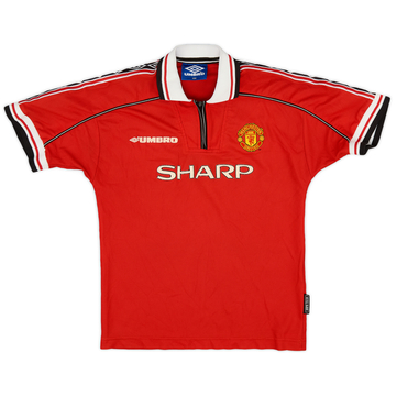 1998-00 Manchester United Maillot domicile - 8/10 - (L.Boys)