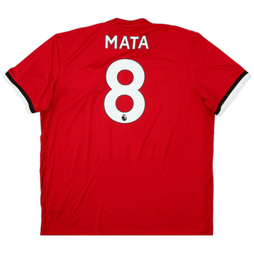 2017-18 Manchester United Maillot domicile Mata #8 - 7/10 - (XXL)
