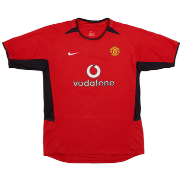 2002-04 Manchester United Maillot Domicile - 8/10 - (XL.Boys)