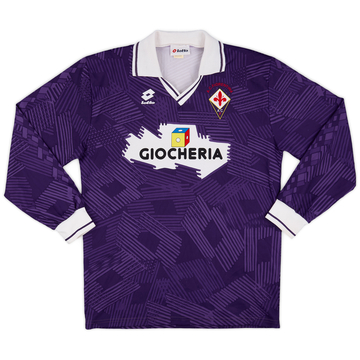 Maillot domicile Fiorentina 1991-92 manches longues - 8/10 - (L)