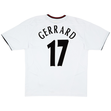 2003-04 Liverpool maillot extérieur Gerrard #17 - 6/10 - (L)