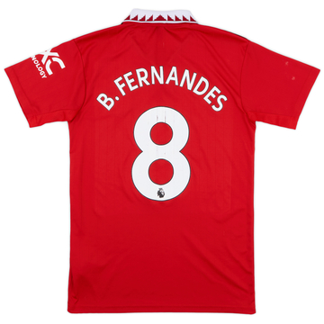 2022-23 Manchester United Maillot domicile B.Fernandes #8 - 5/10 - (S)