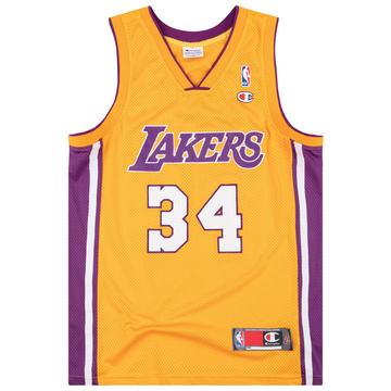 1999-04 Maillot Authentique LA Lakers O'Neal #34 Champion (Domicile) M