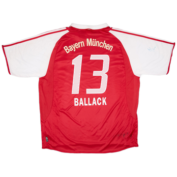 2004-05 Bayern Munich Maillot Domicile Ballack #13 - 6/10 - (XXL)