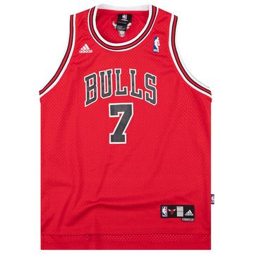 2006-09 Chicago Bulls Gordon #7 adidas Maillot Swingman Extérieur Y