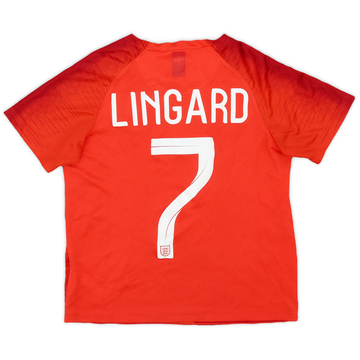 2018-19 England Maillot extérieur Lingard #7 - 7/10 - (6-7 ans)
