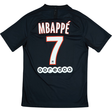 2019-20 Paris Saint-Germain Quatrième maillot Mbappe #7 - 10/10 - (S)