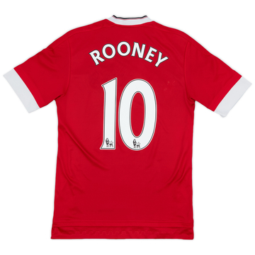 2015-16 Manchester United Maillot domicile Rooney #10 - 6/10 - (XS)