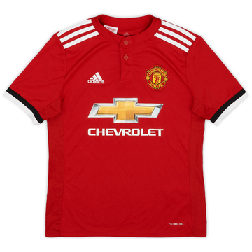 2017-18 Manchester United Maillot domicile - 10/10 - (M.Boys)