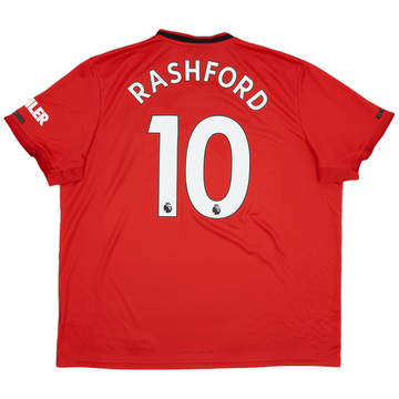 2019-20 Manchester United Maillot domicile Rashford #10 - 7/10 - (XXL)