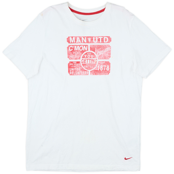 2012-13 Manchester United Nike T-shirt graphique - 6/10 - (XL)