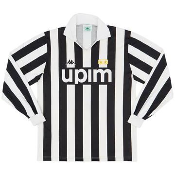 Maillot domicile basique L/S Juventus 1989-90 - 8/10 - (XL)