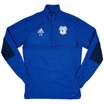 2017-18 Cardiff adidas Haut d'entraînement 1/4 Zip version joueur #17 - 7/10 - (S)