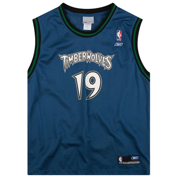 2003-05 Minnesota Timberwolves Cassell #19 Reebok Maillot (Extérieur) Y