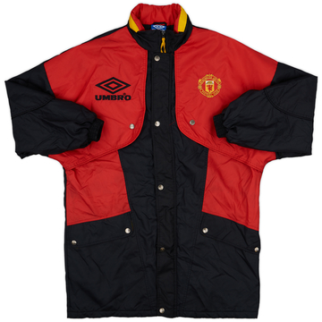 1994-95 Manchester United Umbro Manteau de banc rembourré - 9/10 - (XL)