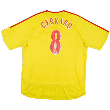 Maillot extérieur Liverpool 2006-07 Gerrard #8 - 6/10 - (XL)