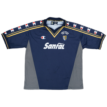 2001-02 Parma Maillot extérieur 'Signé' 'Finale TIM Cup' - 7/10 - (XL)