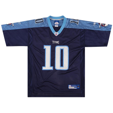2006 Tennessee Titans Young #10 Reebok Maillot On Field (Domicile) M