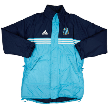 1999-00 Olympique Marseille adidas Manteau de banc - 5/10 - (L/XL)