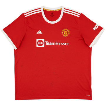 2021-22 Manchester United Maillot domicile - 5/10 - (3XL)