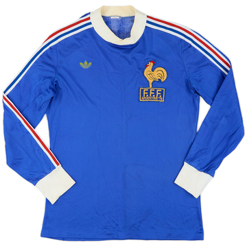 1978-80 France World Cup Maillot domicile manches longues - 7/10 - (S)
