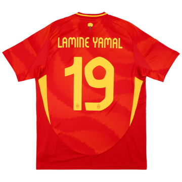 Maillot Domicile Espagne 2024-25 Lamine Yamal #19