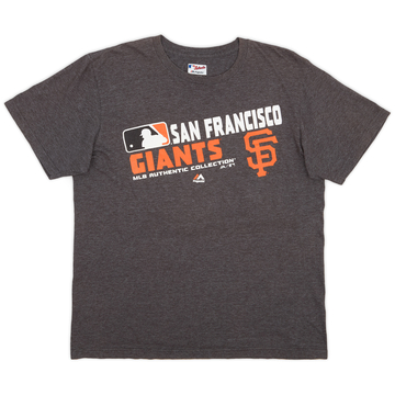 2018 San Francisco Giants Majestic T-shirt - 8/10 - (L)