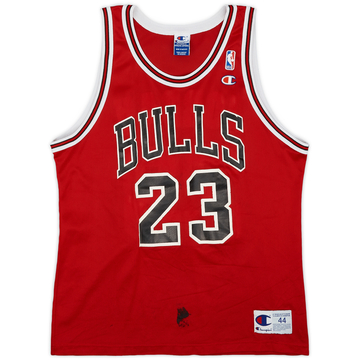 1995-98 Chicago Bulls Jordan #23 Champion Maillot extérieur - 6/10 - (L)