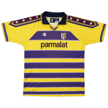 1999-00 Parma Maillot domicile basique - 6/10 - (XL.Boys)