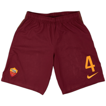 2017-18 Roma Short domicile version joueur #4 - 8/10 - (S)
